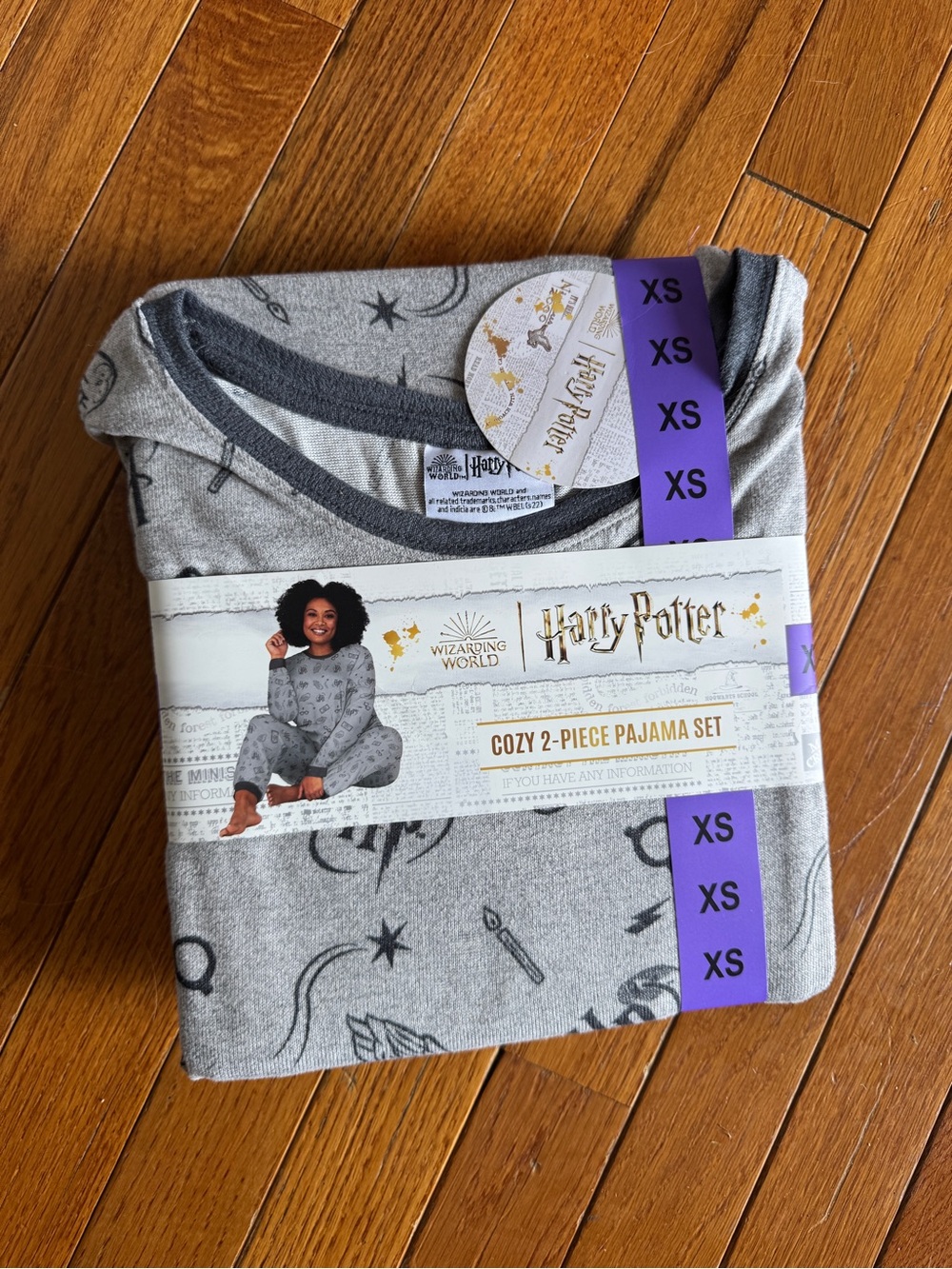 Harry Potter Women’s Gray Cozy 2-Piece Pajama Set - XS